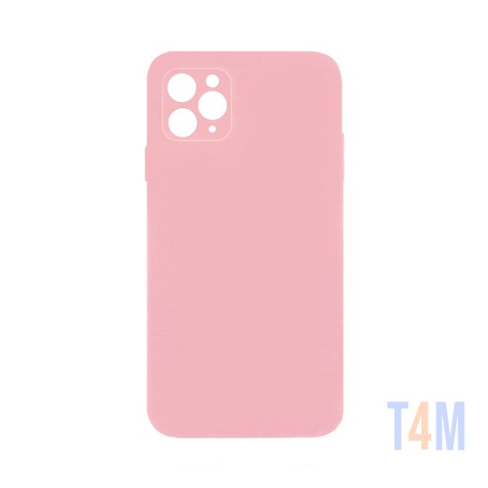 Funda de Silicona con Marco de Cámara para Apple iPhone 11 Pro Max Rosa